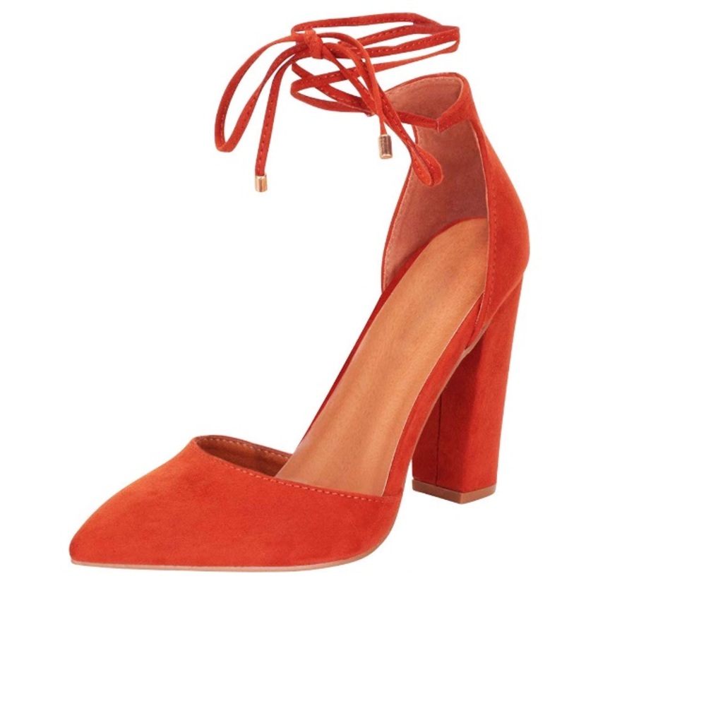 Chunky Block Heel Pump